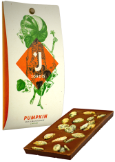 Milk 53% Chocolate with Pumpkin Seeds and Cinnamon 50g