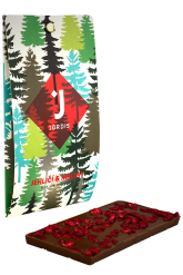 Milk Chocolate  with Spruce Needles and Rowan Berries