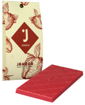 White 40% chocolate with strawberry 50g